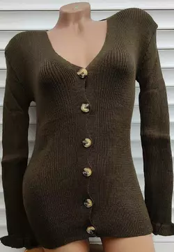 Женская блузка норма производство Турция 42-48рр коричневый