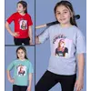 Детская  футболка(девочка), 6-8-10-12 лет, Know your power Детская  футболка(девочка), 6-8-10-12 лет, Know your power