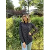 Стильные женские рубашки 46-54 котики Чёрный Стильные женские рубашки 46-54 котики Чёрный