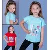 Детская футболка  (девочка), 3-4-5-6 лет, TONTOY Детская футболка  (девочка), 3-4-5-6 лет, TONTOY
