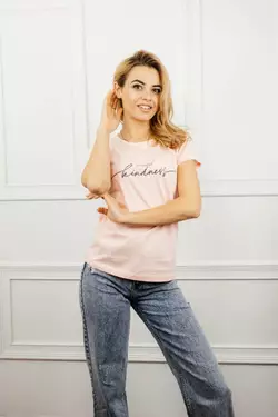 Молодежная женская футболка 44-46-48 Турция kidness красный Молодежная женская футболка 44-46-48 Турция kidness красный