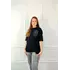 Молодежная женская футболка OVERSIZE 44-48 подвеска Чёрный Молодежная женская футболка OVERSIZE 44-48 подвеска Чёрный