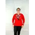 Джемпер вышиванка женская  универсальный 54-58рр ромбики Красный